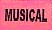 Musical genre label roll(s) XSml  .39