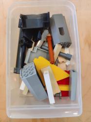 Sample lot of tall and support parts