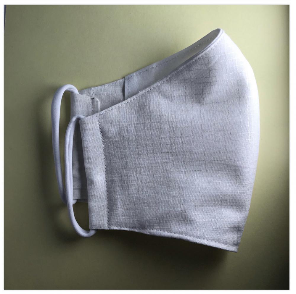 the Olsen, WHITE Silvery Hatch OLWHITE Silvery Hatch Fashionable Face Masks