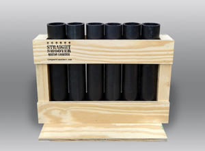 Unique mortar racks for launching fireworks shells